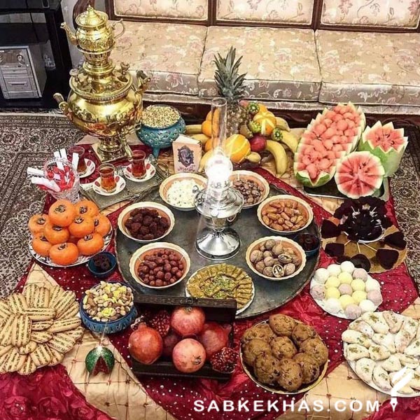 سفره شب یلدا سفره شب یلدا