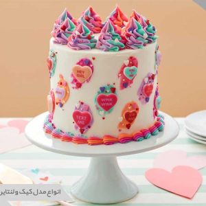 مدل کیک ولنتاین