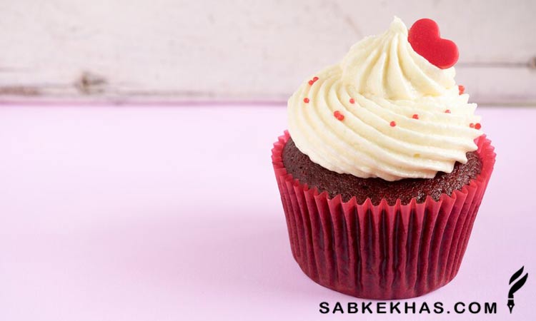 کاپ کیک قلبی کاپ کیک قلبی