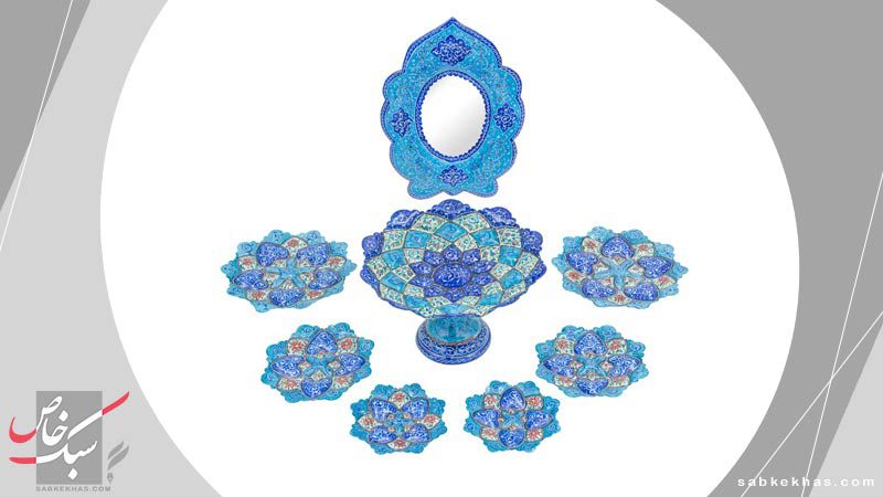 مدل ظرف هفت سین میناکاری