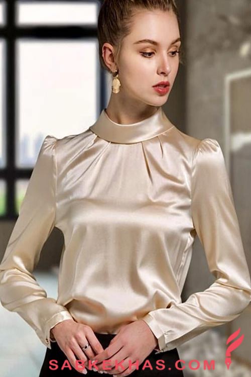 شومیز ساتن زنانه شومیز ساتن زنانه