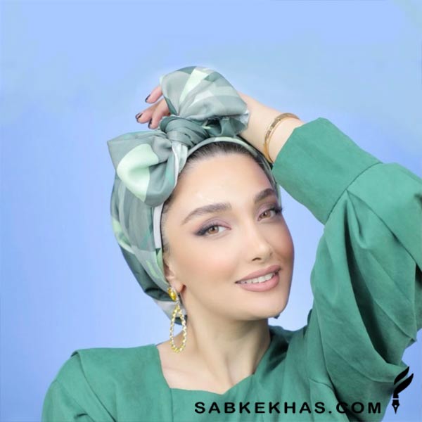 مدل بستن روسری دخترانه