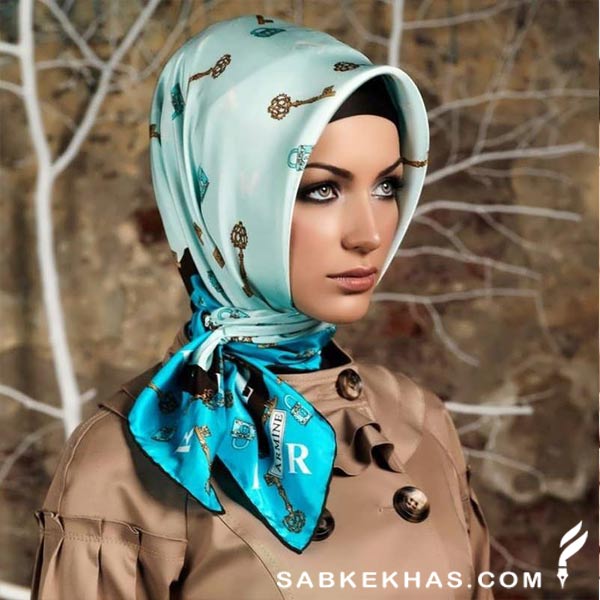 مدل بستن روسری برای بیرون