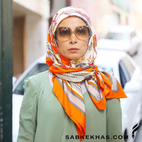 مدل بستن روسری برای بیرون