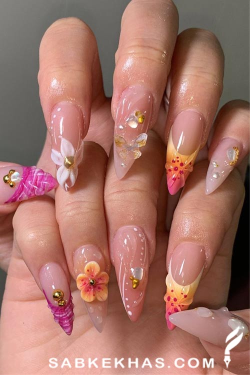 طراحی 3 بعدی ناخن