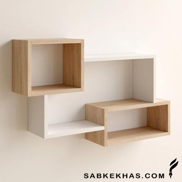 انواع شلف دیواری برای کتاب