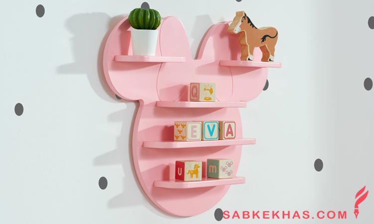 شلف دیواری اتاق خواب کودک