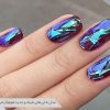 طراحی ناخن هولوگرامی