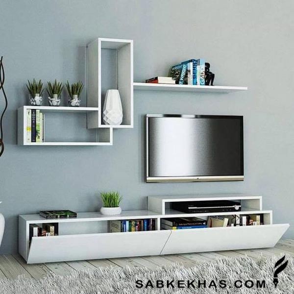 شلف چوبی مخصوص تلویزیون