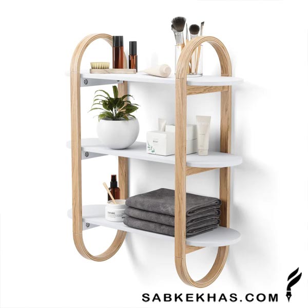 شلف دیواری برای دستشویی