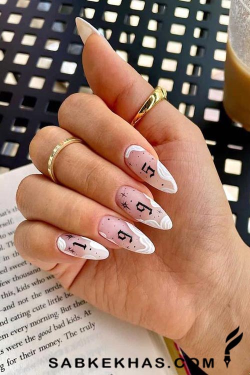 ایده طراحی ناخن تولد