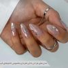 طراحی ناخن نقره ای
