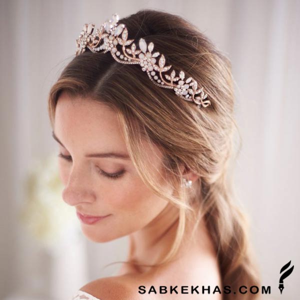 تاج عروس ساده و شیک تاج عروس ساده و شیک