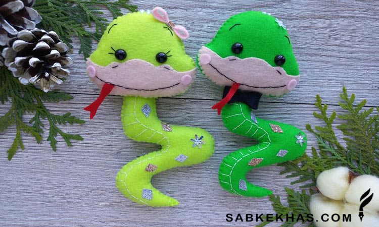 کاردستی مار ساده کاردستی مار ساده