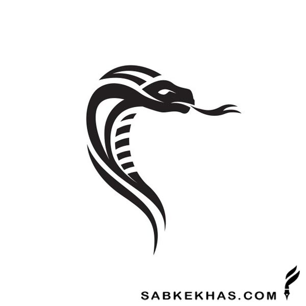 طرح مار ساده طرح مار ساده