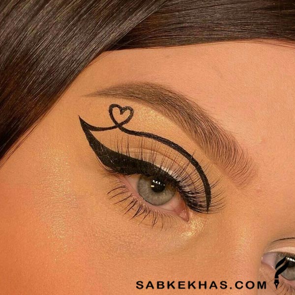 خط چشم گربه ای خط چشم گربه ای