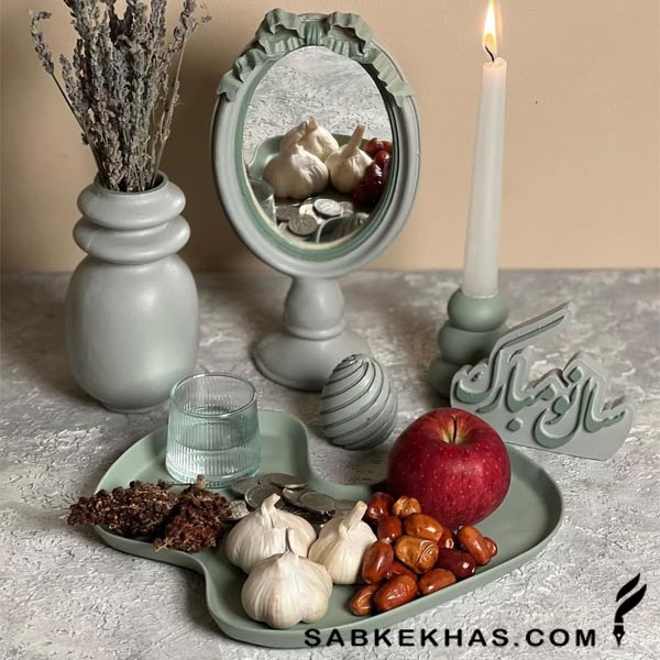سفره هفت سین با سنگ مصنوعی سفره هفت سین با سنگ مصنوعی