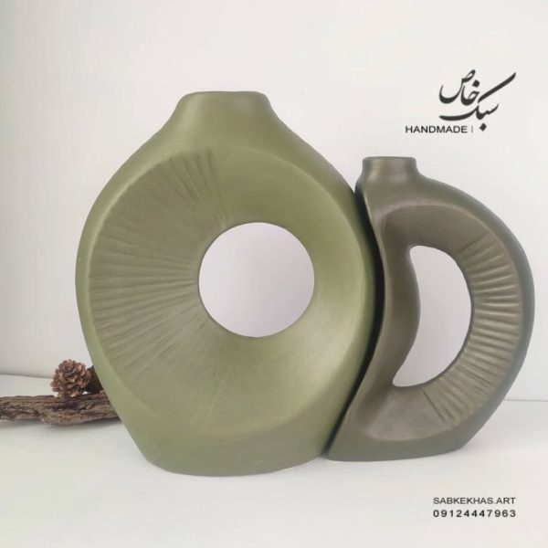 گلدان دو تکه