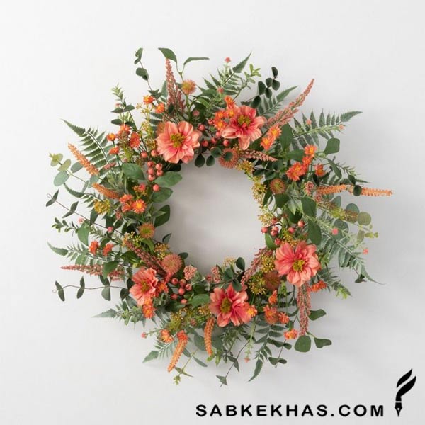 حلقه گل برای در ورودی حلقه گل برای در ورودی