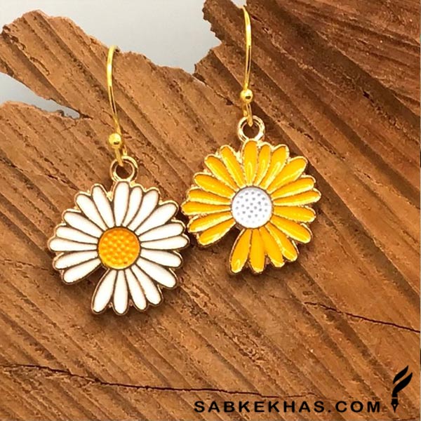 گوشواره گل بابونه گوشواره گل بابونه