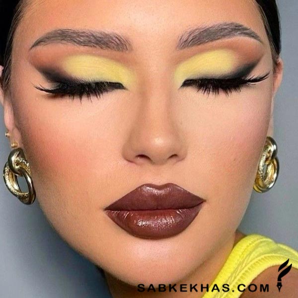 مدل سایه چشم زرد مدل سایه چشم زرد
