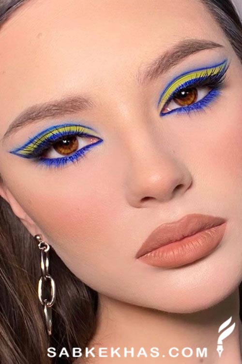 خط چشم رنگی خط چشم رنگی