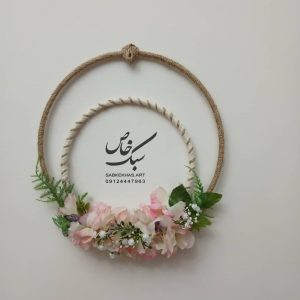 حلقه گل درب