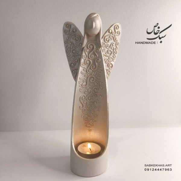 مجسمه و جاشمعی فرشته اسلیمی