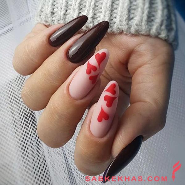ایده طرح ناخن مشکی