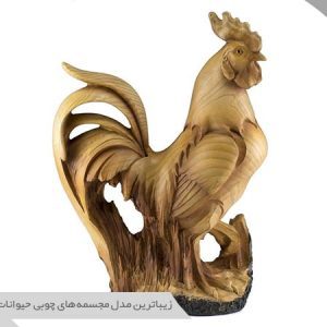 مجسمه های چوبی حیوانات
