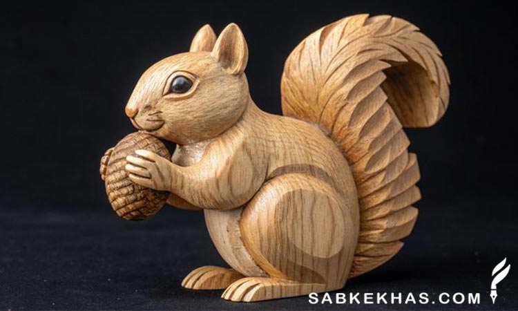 حیوانات چوبی دست ساز
