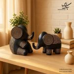 مجسمه فیل های پلی استر
