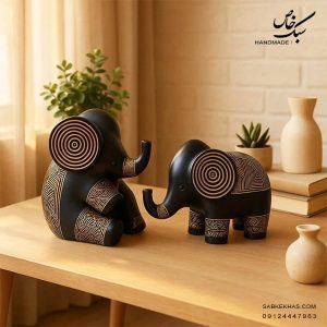 مجسمه فیل های پلی استر
