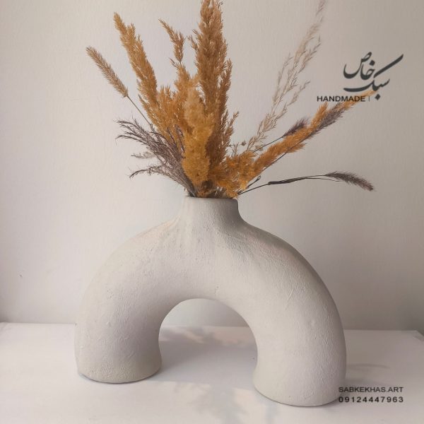گلدان نیمه دوناتی کوچک