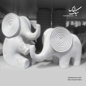 مجسمه فیل های پلی استر