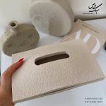 جا دستمال کاغذی مینیمال دو تیکه