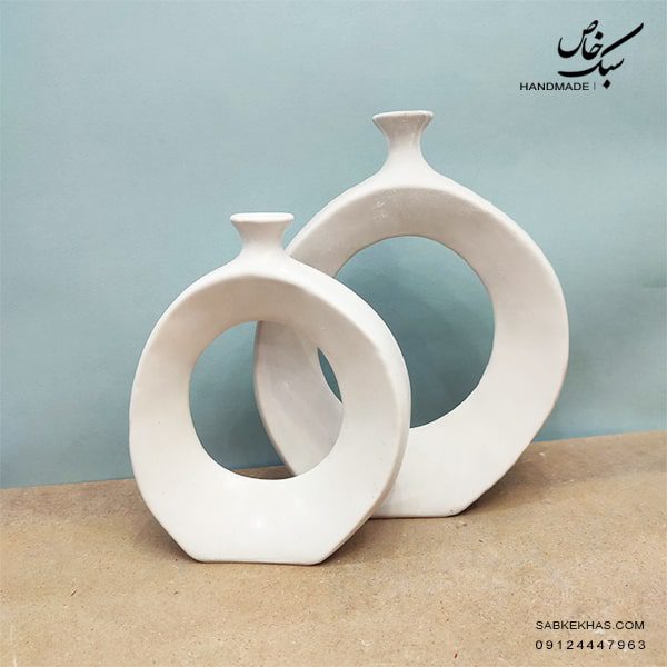 گلدان کوزه ای گرد