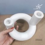 شمعدان گرد دو شعله