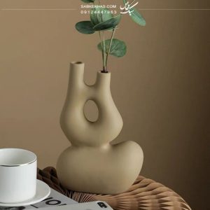 گلدان دفرمه پایه سنگی