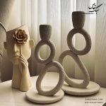 شمعدان پینترستی حلقه تکسچری