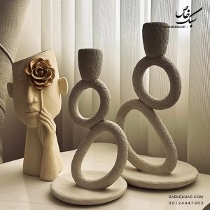 شمعدان پینترستی حلقه تکسچری