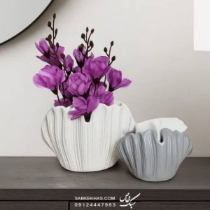 گلدان بدون پایه صدف