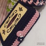 جا دستمال کاغذی تریکو فانتزی ساده