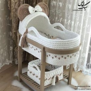 کریر نوزادی دستبافت تریکو بافی