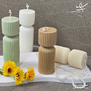 شمع استوانه ساعت شنی غیر متقارن