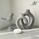 ست دکوری جلو مبلی مجسمه و گلدان