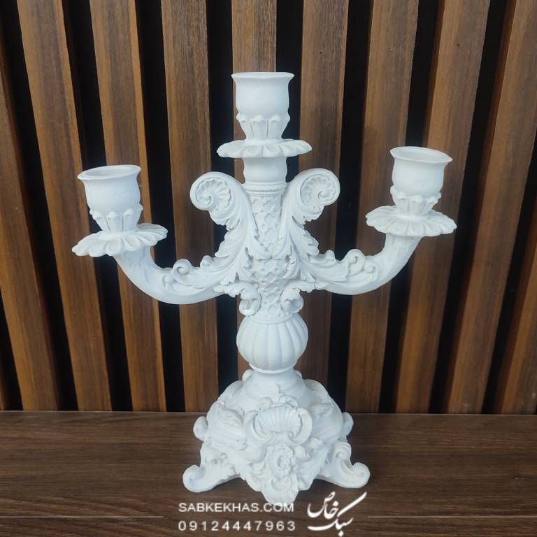 شمعدان کلاسیک سه شعله - Image 3