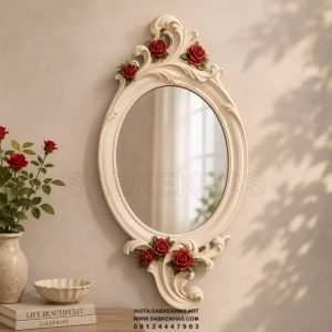قاب آینه گلدار
