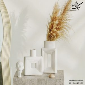 گلدان شیار دار