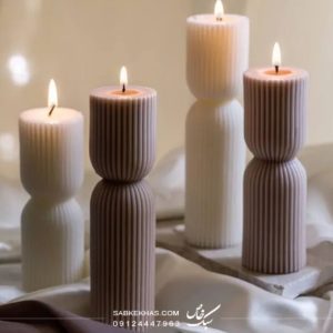 شمع استوانه شیاردار